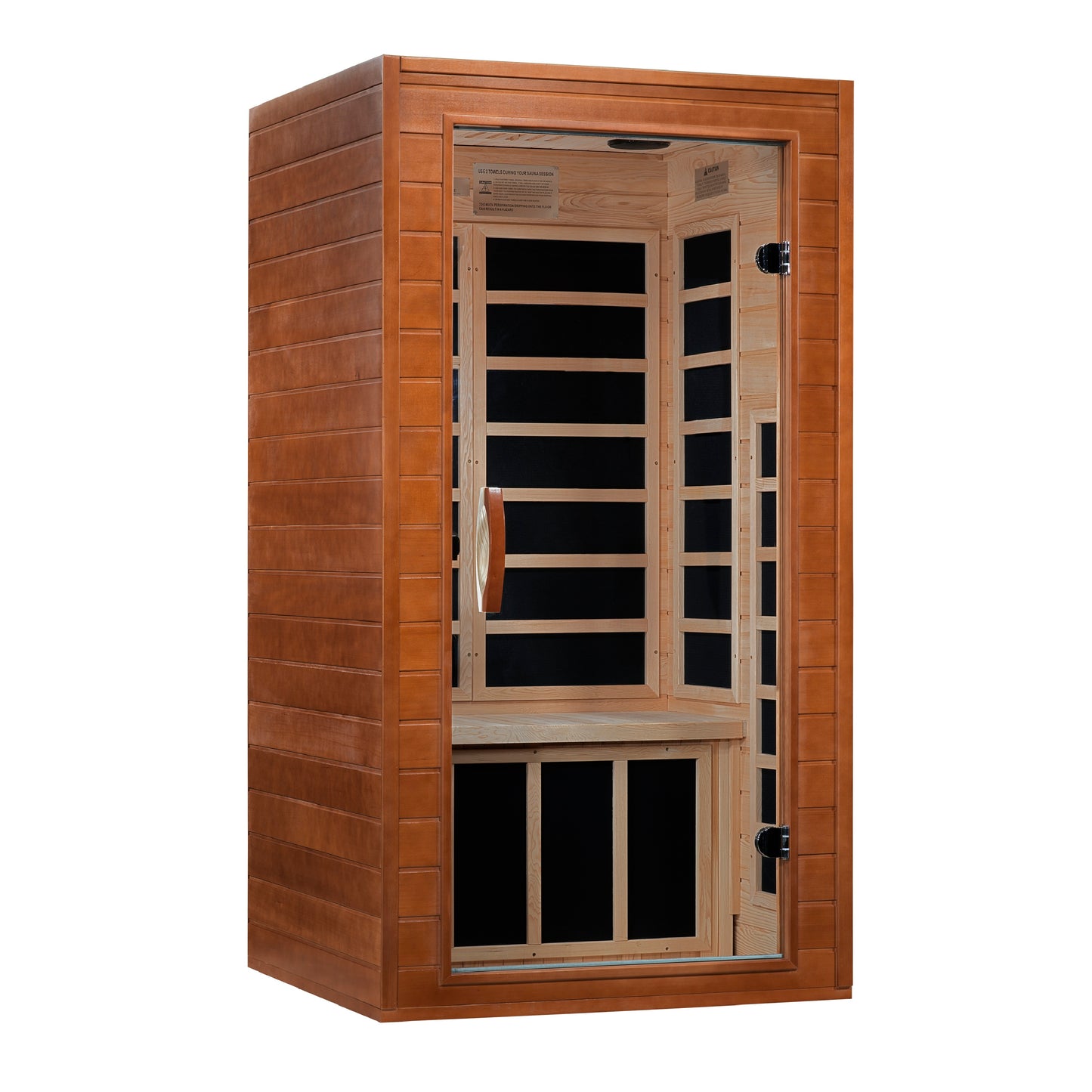 Dynamic Avila 1-2-person Low EMF FAR Infrared Sauna - Canadian Hemlock
