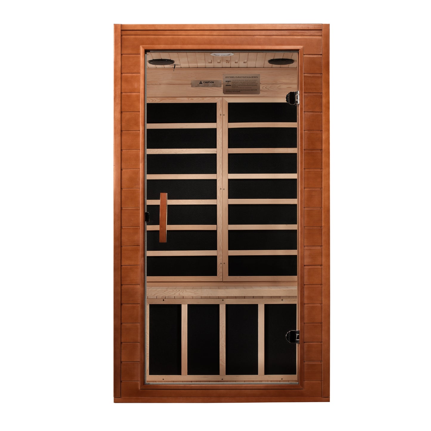 Dynamic Avila 1-2-person Low EMF FAR Infrared Sauna - Canadian Hemlock