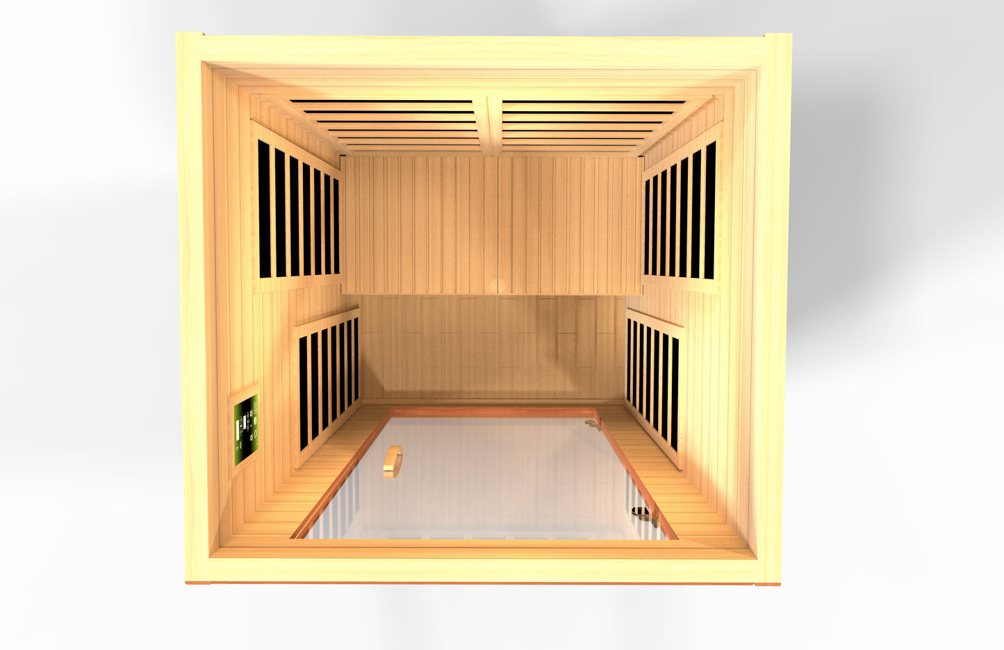 Dynamic Avila 1-2-person Low EMF FAR Infrared Sauna - Canadian Hemlock