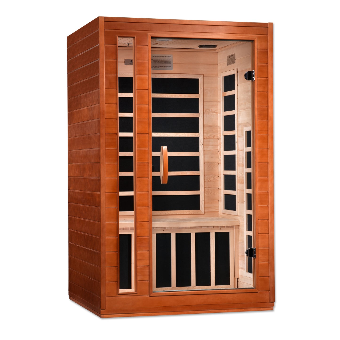 Dynamic Cordoba Elite 2-person Ultra Low EMF FAR Infrared Sauna - Canadian Hemlock