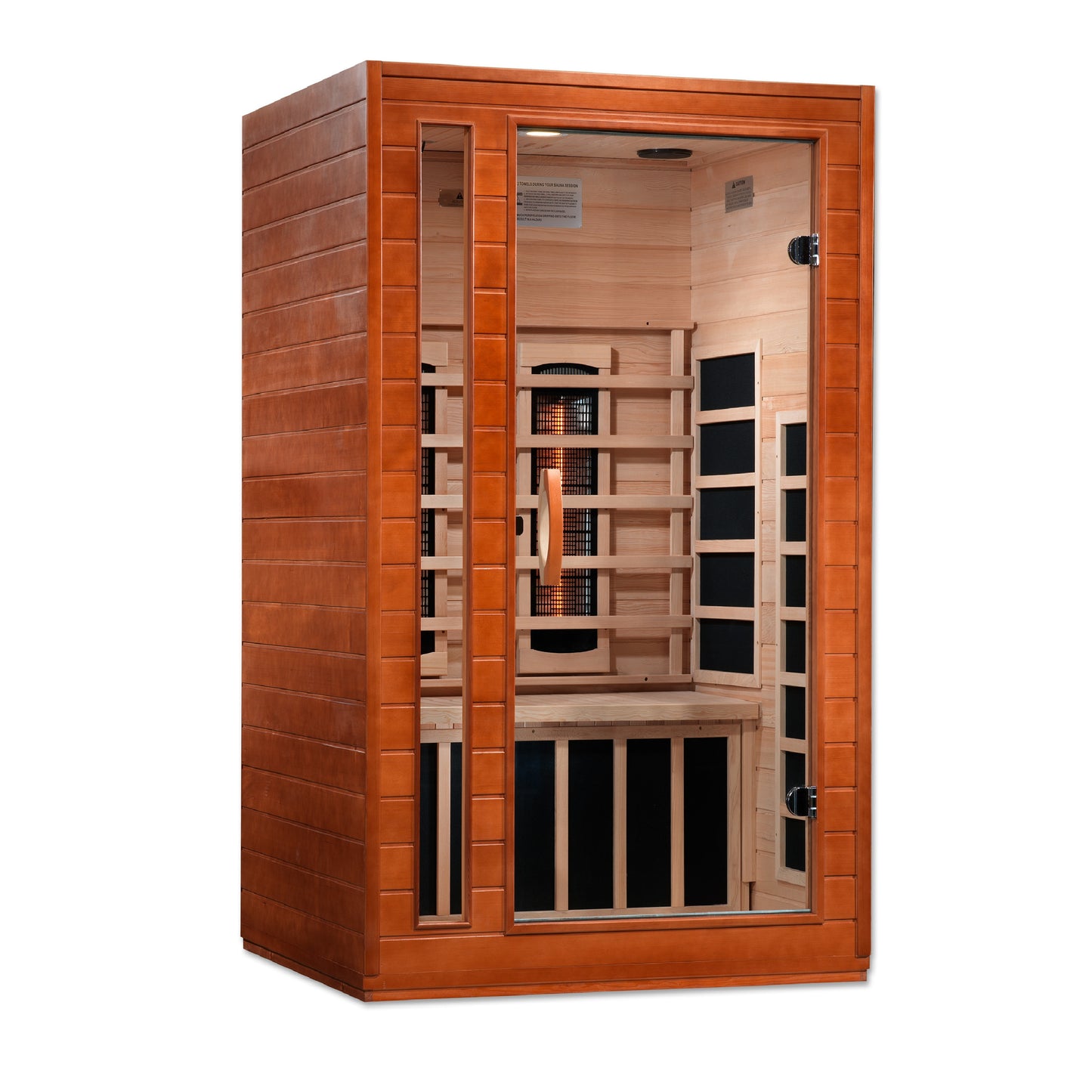 Dynamic Cardoba 2-Person Full Spectrum Near Zero EMF FAR Infrared Sauna - Canadian Hemlock