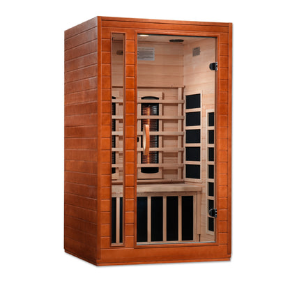 Dynamic Cardoba 2-Person Full Spectrum Near Zero EMF FAR Infrared Sauna - Canadian Hemlock