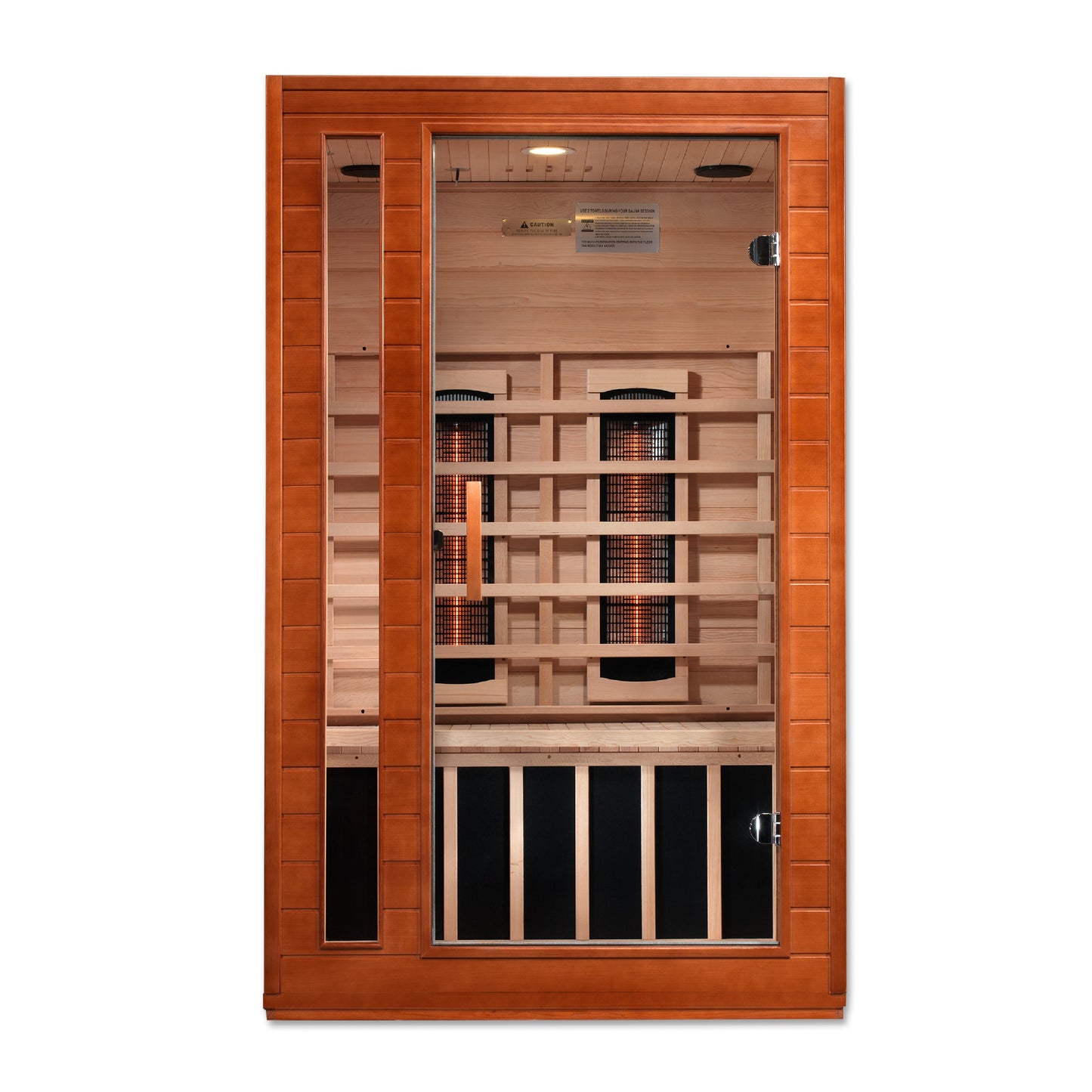 Dynamic Cardoba 2-Person Full Spectrum Near Zero EMF FAR Infrared Sauna - Canadian Hemlock