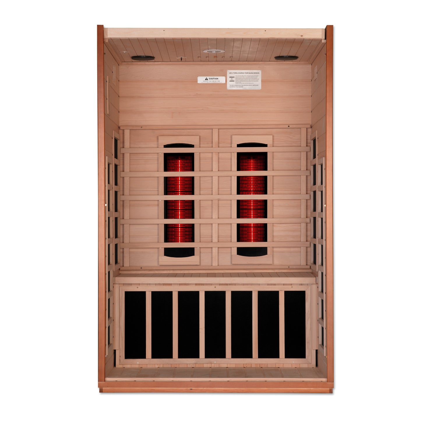Dynamic Cardoba 2-Person Full Spectrum Near Zero EMF FAR Infrared Sauna - Canadian Hemlock