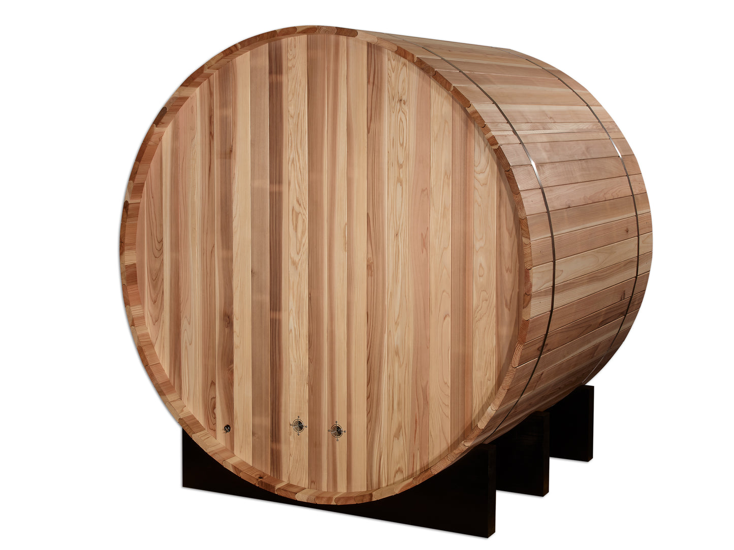 Golden Designs St. Moritz 2 Person Barrel Traditional Sauna - Pacific Cedar