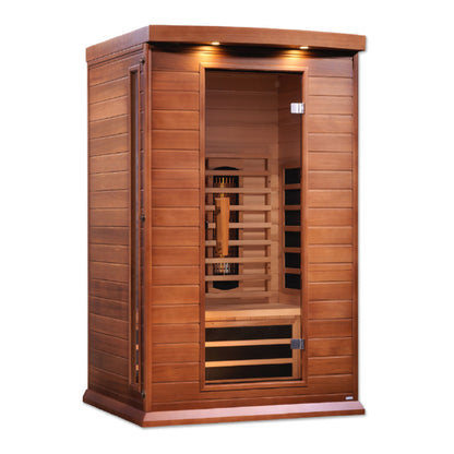 Maxxus 2-Person Full Spectrum Near Zero EMF FAR Infrared Sauna Canadian Red Cedar