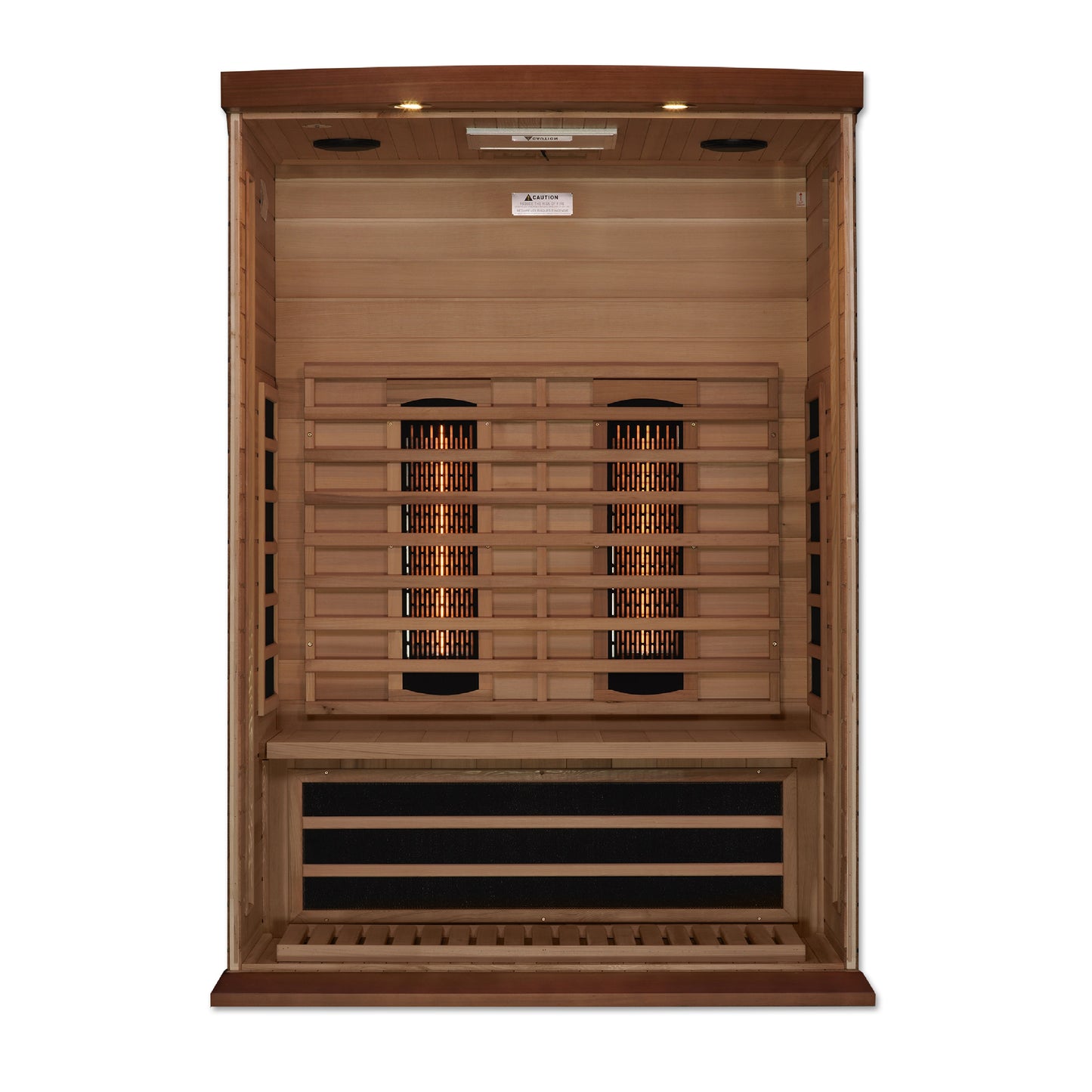 Maxxus 2-Person Full Spectrum Near Zero EMF FAR Infrared Sauna Canadian Red Cedar