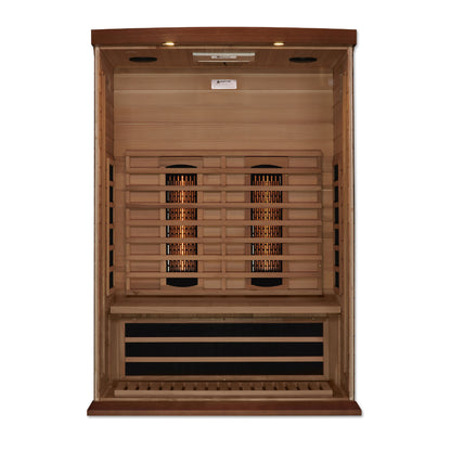 Maxxus 2-Person Full Spectrum Near Zero EMF FAR Infrared Sauna Canadian Red Cedar