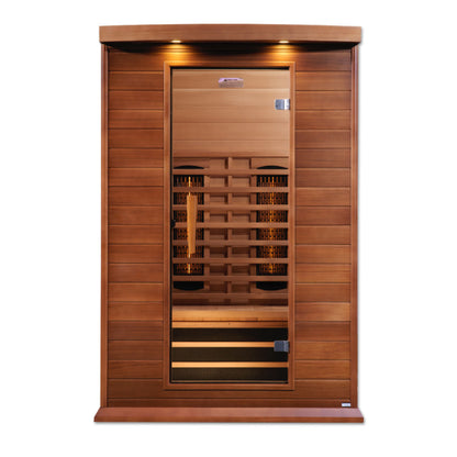 Maxxus 2-Person Full Spectrum Near Zero EMF FAR Infrared Sauna Canadian Red Cedar